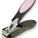 Dream Cut Nail Clipper, Toenail Clippers, Chrome Plated, Stainless Steel, Sharp, Sturdy, Comfort Grip, Nail Catcher, for Men and Women, Nail Cutter, Trimmer
