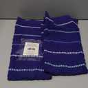 FIESTA Valencia Kitchen Towel 2-Pack Set, Twilight Blue, 16"x28"