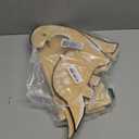 Wooden Two-Step Stool for Kids and Toddlers With Non-Slip Pads - for Bathroom, Kitchen, Bedroom (Dinosaur)