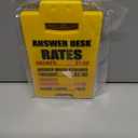 Funny Office Cubicle Decor Answer Desk Rates Desk Sign Team Office Gag Gifts for Coworker Teammate Employee Boss Manager