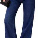 Low Rise Baggy Jeans for Women Wide Leg Denim Pants (XL)