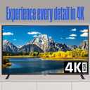 Westinghouse Roku TV - 50 Inch Smart TV, 4K UHD Television with Wi-Fi Connectivity and Mobile App, Flat Screen, Bluetooth, Compatible with Apple AirPlay, Alexa and Google Assistant