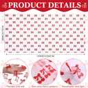 Moukeren 8 Pcs Tulle Table Runner 30 x 120 Inch Tulle Lace Cloth Rectangle Fruit Table Cover for Summer Birthday Baby Shower Wedding Party Home Kitchen Decor(Cherry), 29.5 x 118 inches