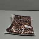 Vijiv Women's Sequin Skirt Midi High Waist Elegant Stretchy Sparkle Side Slit Pencil Skirt Party Cocktail (X-Large)