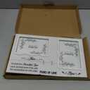 EXQUIDECA White Farmhouse Wife and Husband 2 Slot Picture Frame Holds 4X6 Inches Photos,1-99 Years of Love Anniversary Wedding Marriage Blessing Gifts for Couples