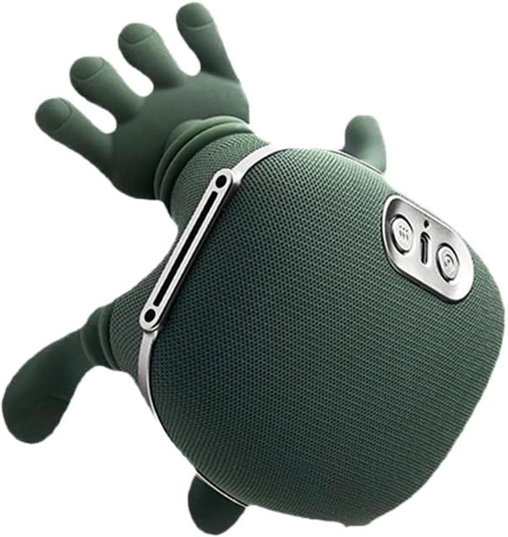 Bionic Heated Massager Master, Tissue Shiatsu Electric Massage for Shoulder,Massage Neck with 4D Kneading, Ergonomic Hand-Like Design for Deep Tissue Pain Relief (Green)