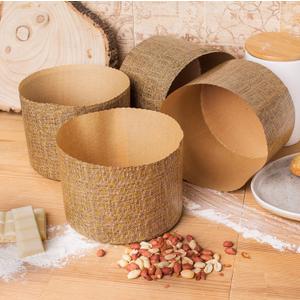 SHSH trade group 15oz Easter Bread Mold Paper Bread Molds Paska Kulich (12 Pack) - Panettone Paper Baking Molds Molde Para Panettone - Moldes de Papel Para Panettone Paper Mold Panettone Baking Pan