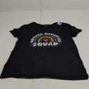 Mother Daughter Squad Women T-shirt Black Size S