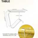 6 x Pureegg Tablecloth Clips - 12 Packs Table Cloth Holder Clips, Sturdy & Windproof Table Cloth Clips, Plastic Picnic Table Clips for Indoor and Outdoor Party