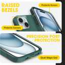 OtterBox iPhone 17e, iPhone 16e, iPhone 15, iPhone 14, and iPhone 13 Commuter Series Case - MagSafe Edition - Green, Slim & Tough, Pocket-Friendly, with Port Protection - Greens