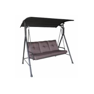 HD Designs Outdoors® Monterey Three Seat Cushion Swing - Brown