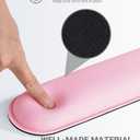 Laborio Ergonomic Mouse Pad Wrist Support, Comfortable Mouse Pad Wrist Rest, Relieve Wrist Pain Gel Mouse pad, Non-Slip Rubber Base Mousepad for Laptop, Computer(Gradient Baby Pink)
