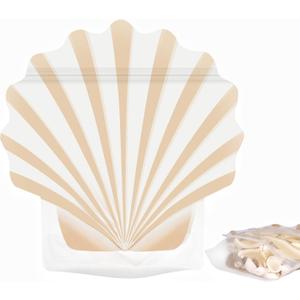 Luvlewen 20pcs Seashell Bags, Hangover Recovery Kit Bags, Beach Party Favor Bags