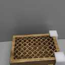 Mela Artisans Wooden Keepsake Box | Medium Burnt Mango Wood Memory & Photo Storage Box with Hinged Lid | Decorative Storage Box | Extra Large | 10.5x7.5x4 Inch