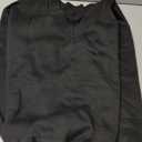 Hilinker Womens V Neck Oversized Sweatshirts Casual Drop Shoulder Long Sleeve Pullover Tops, XS