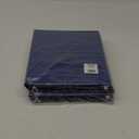 Samsill 1 Inch 3 Ring Binders, Made in USA, Economy Round Ring, Clear View Cover, 200 Sheet Capacity - for School, Home, Office - Blue, 4 Pack