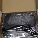 Dog Socks 12 Pack to Prevent Licking Paws, Anti Slip Dog Booties and Paw Protectors for Hardwood Floors Hot Pavement, Suitable for  Senior Dogs - Size Large (Black and Grey)