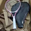 AMA SPORT Kids Tennis Racket for Junior Toddlers Starter Kit 17-25" Tennis Racquet for Girls and Boys with 420D Nylon Shoulder Strap Bag, 23"