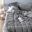 Coma Inducer® Twin XL Comforter - USA Filled - Storm Cloud Gray
