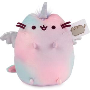 GUND Pusheen Magic Swirl Pusheenicorn Plush Cat Stuffed Animal for Ages 8 and Up, Pink/Blue/Purple, 9.5”