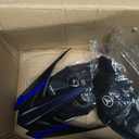 Yesmotor Youth Dirt Bike Helmet Set Includes Gloves, Goggles, Mask, Ideal Helmet for Kids 8-14, Premium Safety Gear for Dirt Bike Helmets Enthusiasts - DOT Approved (Dark Blue,M)