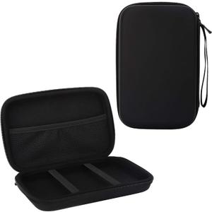 MoKo 7-Inch GPS Carrying Case, Portable Shockproof EVA Hard Shell Protective Pouch Travel Storage Bag for Car GPS Navigator Garmin/Tomtom/Magellan Devices with 7" Display - Black