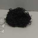 Curly Feather Crochet Hair Human Hair Feeling 100 Roots Pre-Separated miracle knot 18 Inch Deep Wave crochet Hair For Black Women (18 Inch-100 Roots, 1B#)