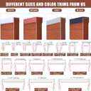 Rubber Edge Trim, Flexible Self Adhesive U Shaped Peel and Stick Edge Banding, 2"(50.8mm) U Channel Edge Protector, Edge Guards for Woods, Furniture, 20Ft, Brown Color