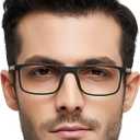 OCCI CHIARI Blue Light Blocking Men's Reading Glasses Computer Stylish Readers 0 100 125 150 175 200 225 250 275 300 350(Grey 0)