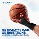 Dropsky Wrist Brace - 4 packs -, Wrist Thumb Brace Splint, Right & Left Hand, Fits Both Hands, Lightweight Support, Carpal Tunnel, Arthritis & Tendonitis Pain Relief - Black