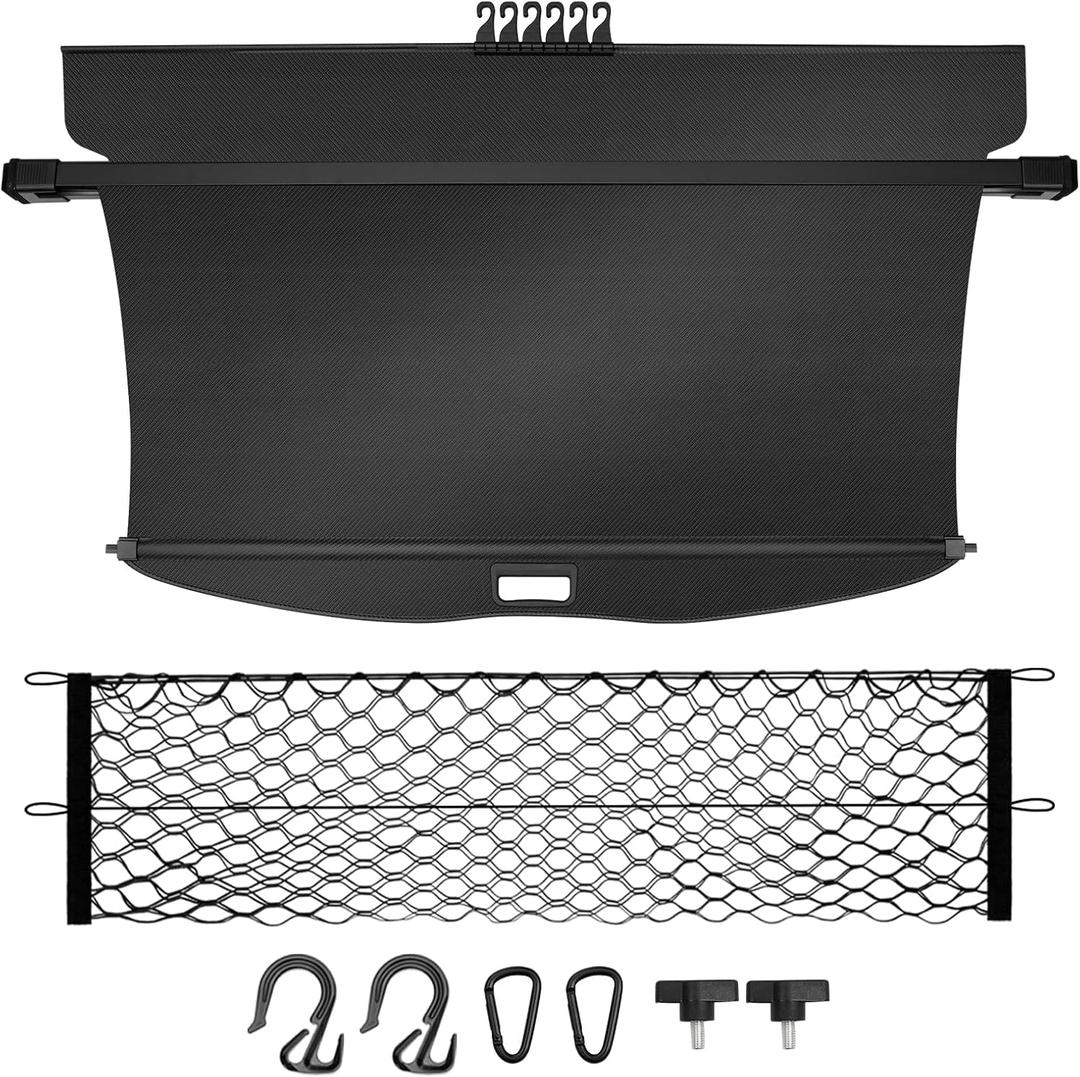 Powerty Cargo Cover for Toyota Highlander 2020-2026 with Cargo Net