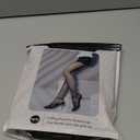 EXQUISLIFE Fleece Lined Tights Sheer Women - Fake Translucent Warm Pantyhose Leggings Sheer Thick Tights, for Winter (Black)