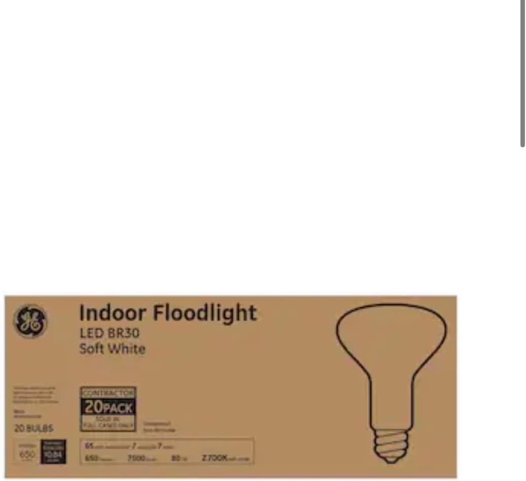 Indoor Floodlight LED BR30 Soft White
