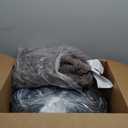 2-in-1 Kids Round Bean Bag Chair, Fluffy Beanbag with High-Density Foam Fillings for Toddlers, Reading Cushion Chair Corner, 16"x 35", Dark Brown