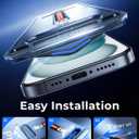 MAGIC JOHN 2 Pack for iPhone 15 Tempered Glass Screen Protector 6.1 inch [Not Max], Auto Dust-Elimination Installation, Bubble Free, Dynamic Island Compatible, HD Clear, Easy Installation