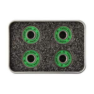 Yellow Jacket Premium Scooter Bearings, Kick Scooter, 608, ABEC 9, Jungle Green (Pack of 4)