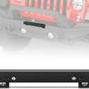 Nilight Universal Flip-Up Plate Frame for 10" Hawse Fairlead Mount Front License Bracket Holder Relocation Bumper Winch Mount Roller Fit for Most Pickup Trucks Off-Road Cars SUVs