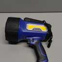 FORTO Rechargeable Spotlight Flashlight, 200000 Lumens Handheld Spotlight with Foldable Stand, 6 Modes IPX7 Waterproof LED Spot Lights for Boating Hunting Camping Hiking (Blue)