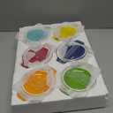 Hacaroa Set of 6 Mini Cocotte with Lid, 8 Oz Ceramic Ramekins with Handles, Small Casserole Dishes Individual Serving Pot for Baking, Souffl, Soup, Cobbler, Oven Safe, 6 Colors