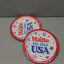 Hoffmaster Patriotic Proud Made in the USA 9-inch Paper Plates 8 Per Pack, 2 Pack