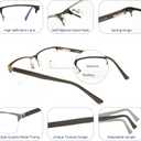 Bifocal No Line Progressive Multifocus Reading Glasses Men Multifocal Reader Blue Light Computer Metal Frame Eyeglass