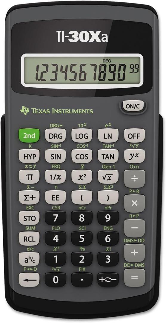Texas Instruments Ti-30Xa Scientific Calculator, 10-Digit Lcd, Case of 2 Texas Instruments Ti-30Xa Scientific Calculator, 10-Digit Lcd, Case of 2
