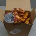 2 Set Thanksgiving Fall Table Centerpiece Decorations Artificial Orange Pumpkins Eucalyptus with Metal Vase Faux Pumpkins Plants in Pots for Autumn Harvest Party Home Dining Table Decor