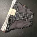 Calvin Klein Women's Carousel Logo Cotton Stretch Bikini Panties, 3 Pack, M Black/Obsess/Dunn Plaid Black