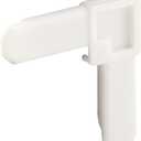 Prime-Line MP7723 Screen Frame Corner, 3/8 In. x 3/4 In., White Plastic (100 Pack)