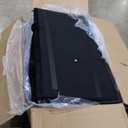 Sectional Sleeper Sofa with Pull Out Bed, L Shaped Pull Out Couch with Storage Chaise, 5 Seats Convertible Couch Bed for Apartment, Living Room,Incomplete,Box 1 of 2, Only Right Side Black