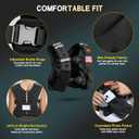 WANOON Weighted Vest for Men Women, 12lb Fixed Weight, Plus Size Fitness Vest with Phone Pocket & Reflective Strips for Walking Running Rucking Strength Training