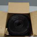 Amazon Basics 30 Gallon Flextra Strength Multipurpose Drawstring Trash Bags, 20% Post Consumer Recycled Material, Tear Resistant, Black, 50 Count