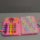 Esjay Toddler Busy Board Montessori Toys for Girls, Sensory Book Educational Activities for Learning Fine Motor Skills, Birthday Gifts for Girls Toddlers, Travel Toys for Airplane Car, Fairy Horse