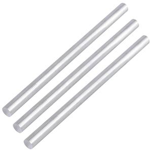 3Pcs Aluminum Round Rod Diameter 5/8Inch(16mm) Long 13Inch(330mm) Solid T6511 Extruded Lathe Stock